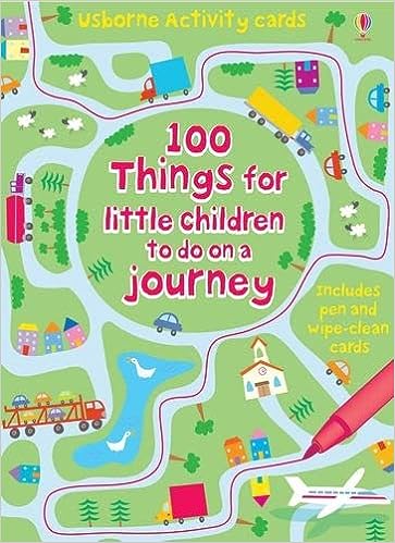 Usborne - 100 Things for Little Children to Do on a Journey Activity Book/Cards with Magic Pen (3 to 7 years)