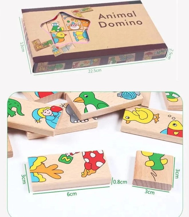 Animal Domino Game (6+ years)-Little Travellers