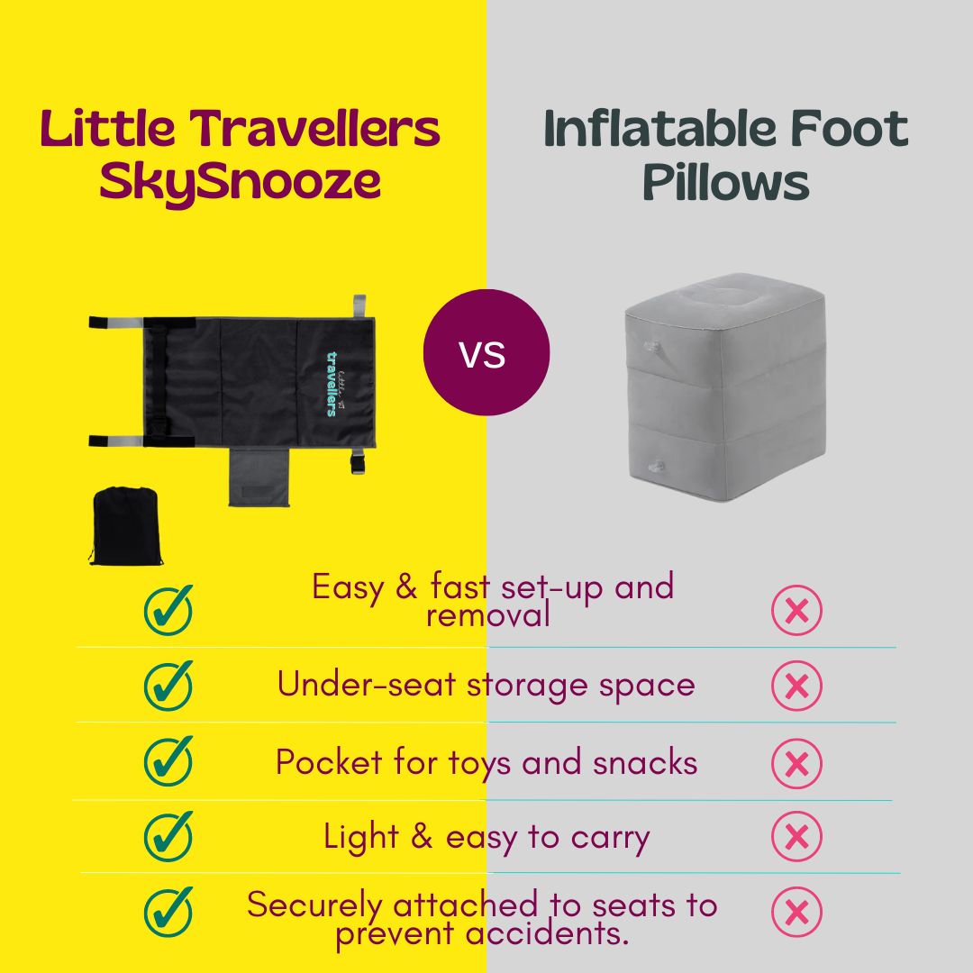 Little Travellers SkySnooze - Toddler Air Travel/Aeroplane Seat Hammock/Bed