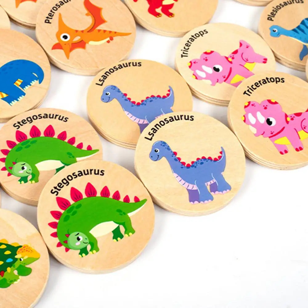 Wooden Dinosaur Memory Game (3+ years)