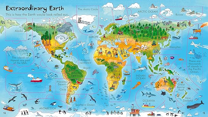 Usborne - Look Inside Our World Board book (6-8 years)