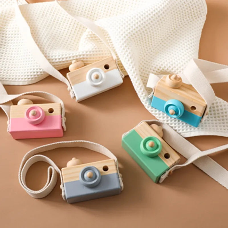 Montessori Wooden Pretend Play Kids Camera (3+ years)-Little Travellers