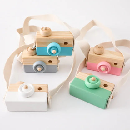 Montessori Wooden Pretend Play Kids Camera (3+ years)-Little Travellers