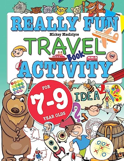 Really Fun Travel Activity Book For 7-9 Year Old Kids-Little Travellers