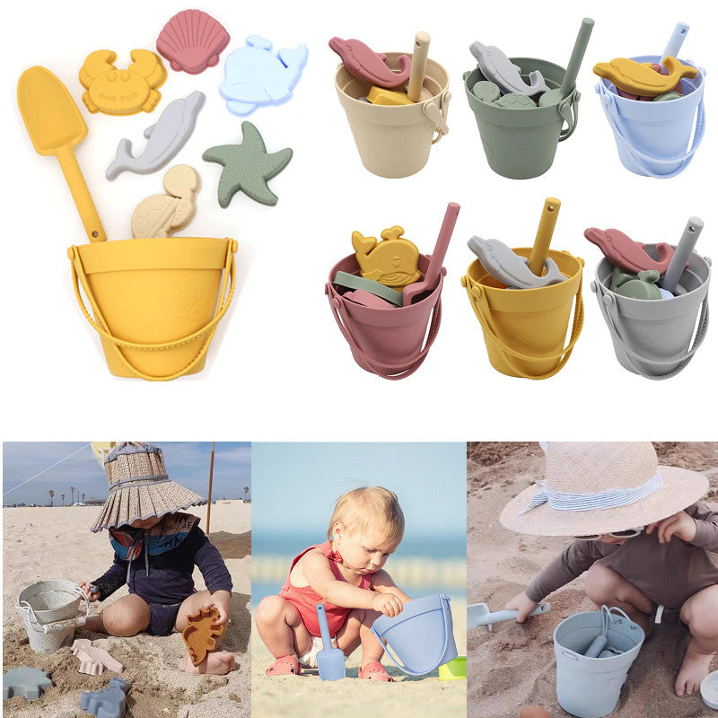 Silicone Beach Toy Set-Little Travellers