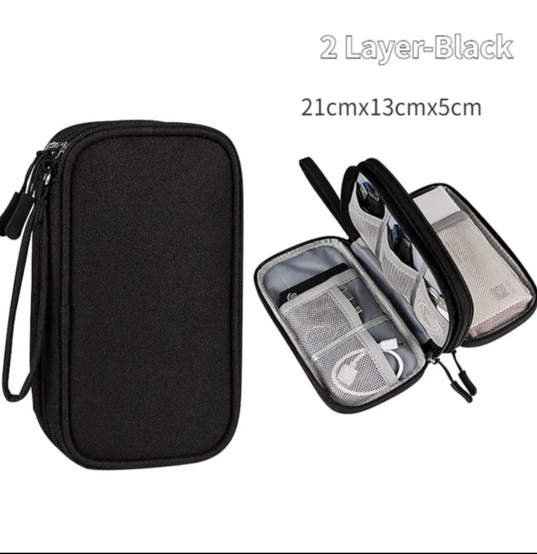 Travel Charger Organiser Bag