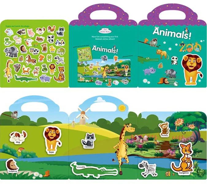 Arts & Craft - Sticker Book - Animals