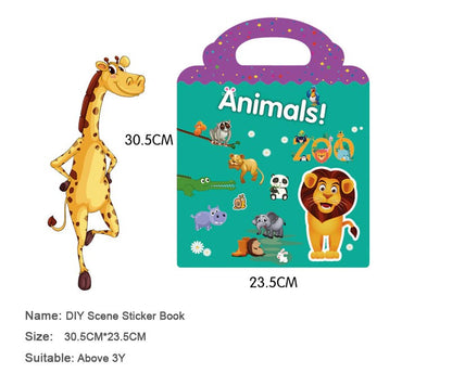 Sticker Book - Animals-Little Travellers